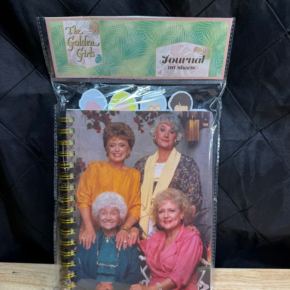 The Golden Girls Spiral Bound Journal 96 Pages New In Package